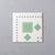 Green Diamond Corner Porcelain Tile